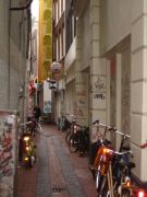 Amsterdam - a small street in the center near Damrak