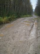 road after rain