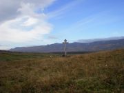 this cross protects the village