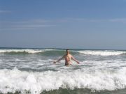 Albena-Bulgaria. Merenaalloissa.