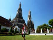 the Temple in the style of Angkor city (Cambodia)