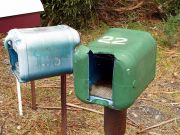 110220 Tasmania Australia PostBoxes CanistersAA