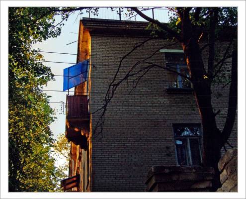 Голубой козырек