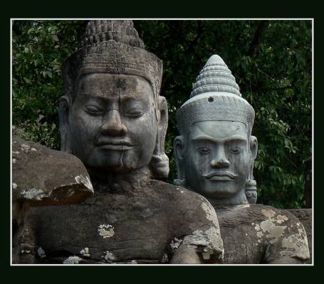 stone faces
