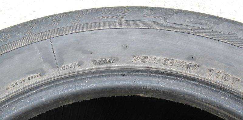 Dueler 255/65/R17