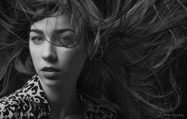 Static portrait.