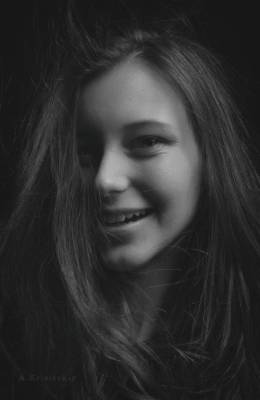 .   . Photo model. Portrait for yourself.