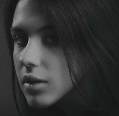 Sensitive portrait. (TFP).  . ().